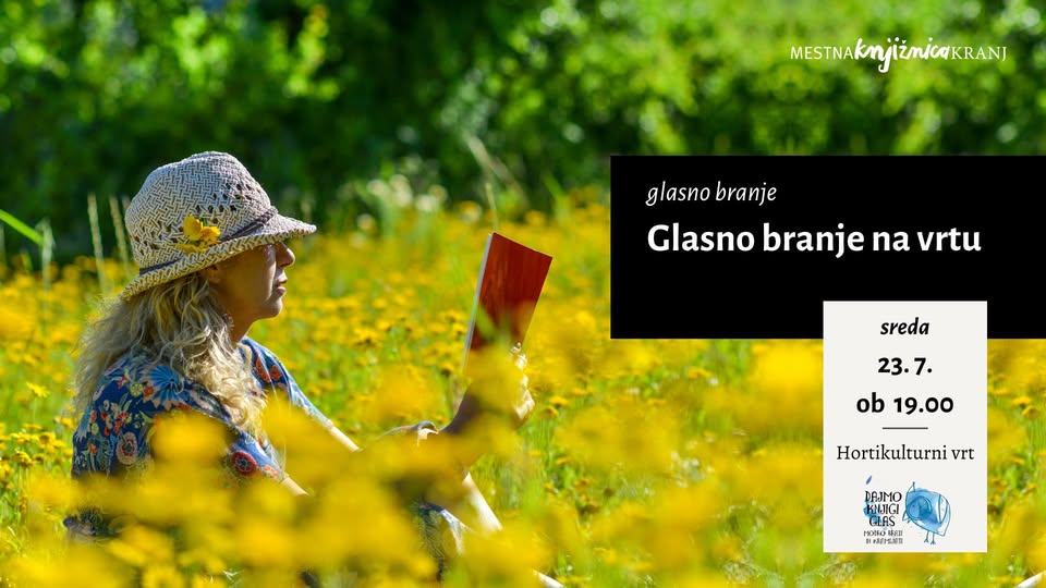 Glasno branje na vrtu (Hortikulturni vrt)