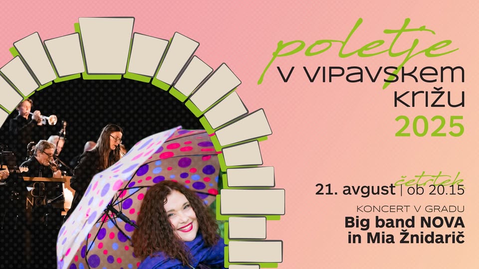 Big band NOVA in Mia Žnidarič - Poletje v Vipavskem Križu 2025