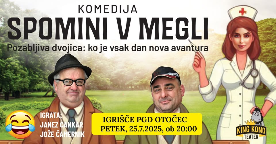 Komedija pod zvezdami: Komedija SPOMINI V MEGLI