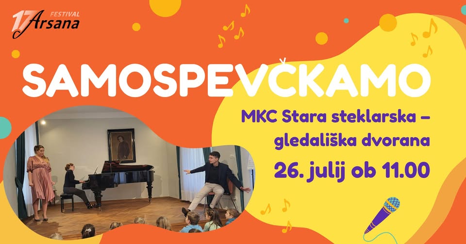 17. festival Arsana: SAMOSPEVČKAMO