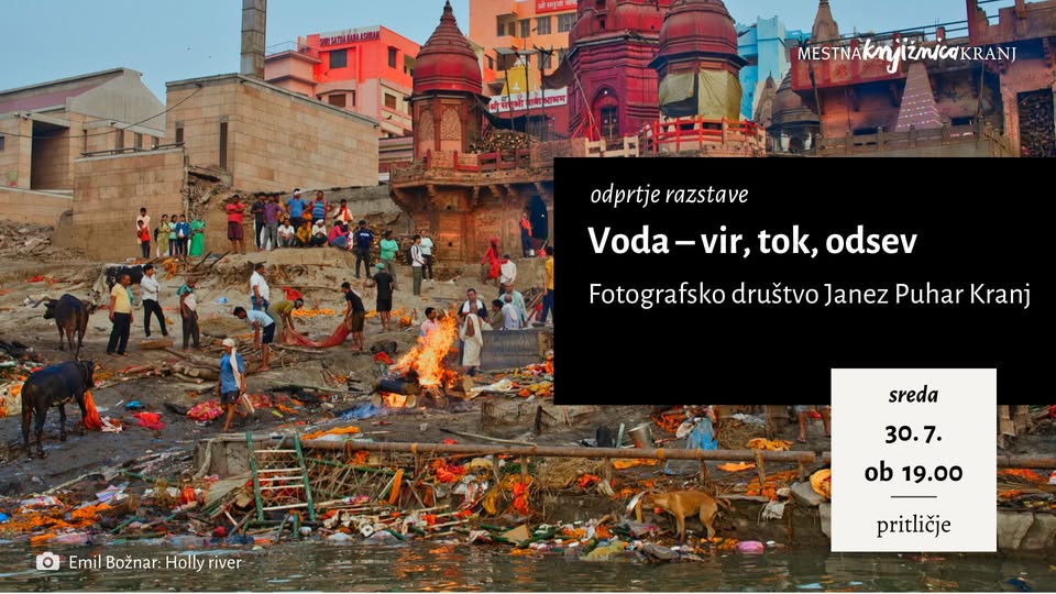 odprtje razstave / Voda – vir, tok, odsev