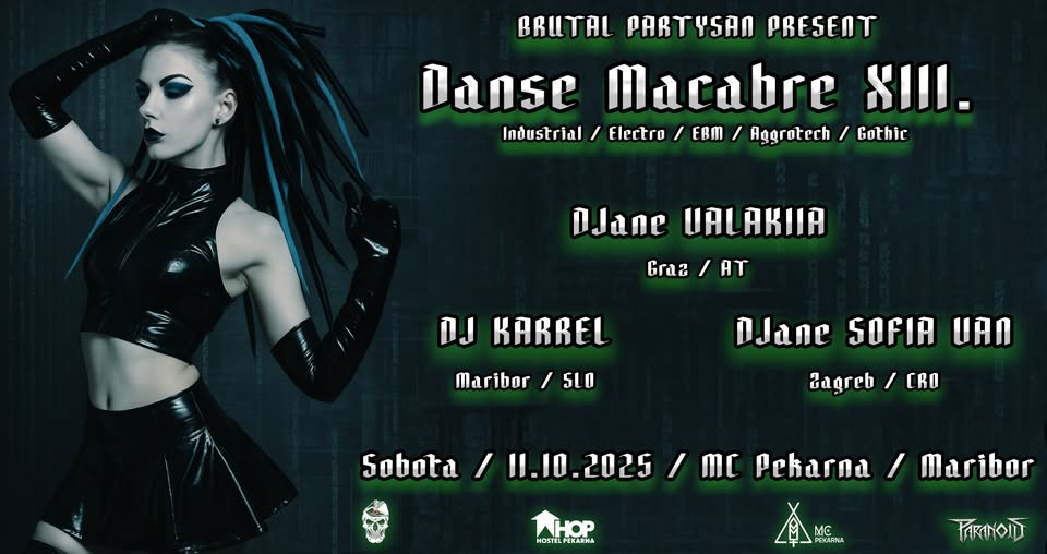 SOB 11. 10. 2025 / DANSE MACABRE XIII. / MC PEKARNA