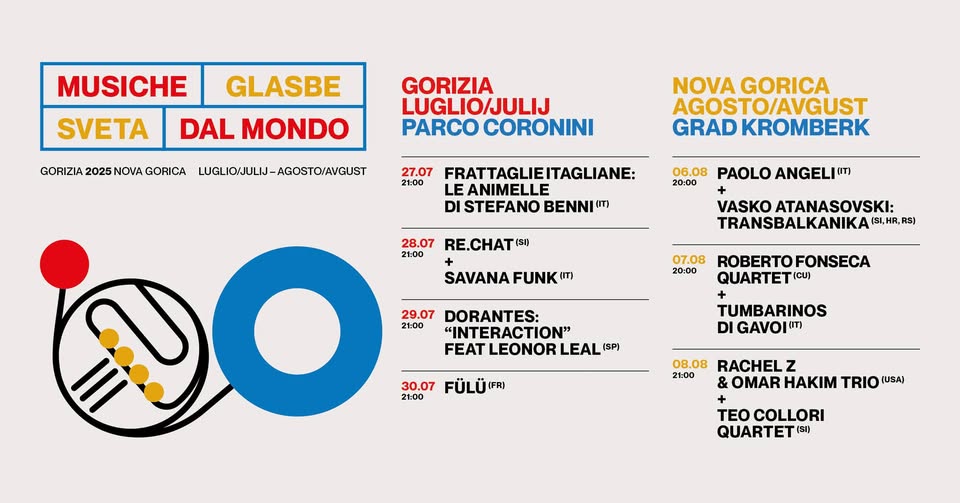 Glasbe sveta | Musiche dal Mondo 2025