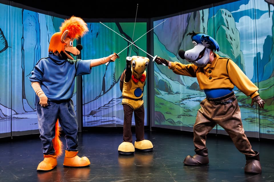 Dogodivščine Zvitorepca, Trdonje in Lakotnika: Trije mušketirji