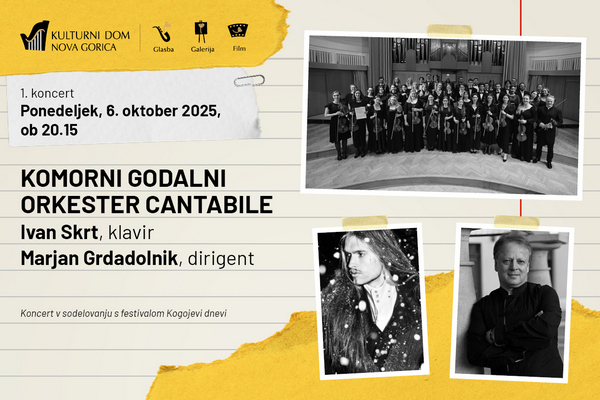GLASBENI ABONMA 25/26: KOMORNI GODALNI ORKESTER CANTABILE | Ivan Skrt in Marjan Grdadolnik
