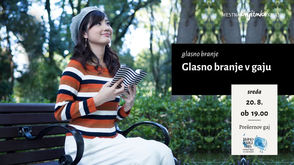 Glasno branje v gaju (Prešernov gaj)