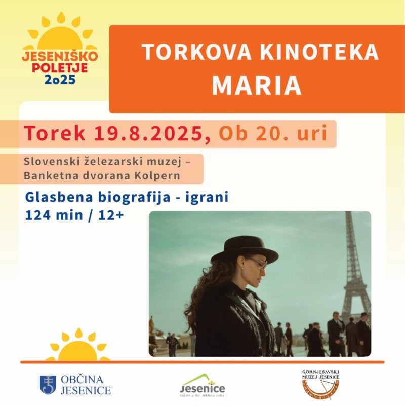 JESENIŠKO POLETJE: Torkova kinoteka, Maria - glasbena biografija (igrani)