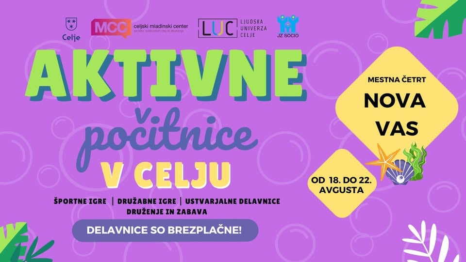 AKTIVNE POČITNICE 2025 - MČ NOVA VAS