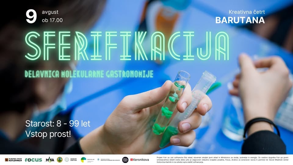 Sferifikacija - delavnica molekularne gastronomije