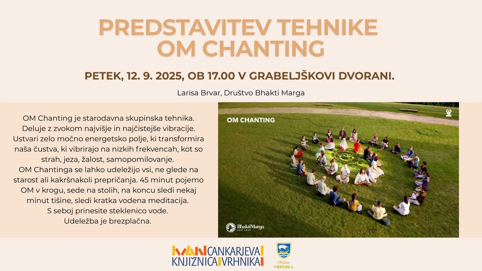 Predstavitev tehnike OM CHANTING