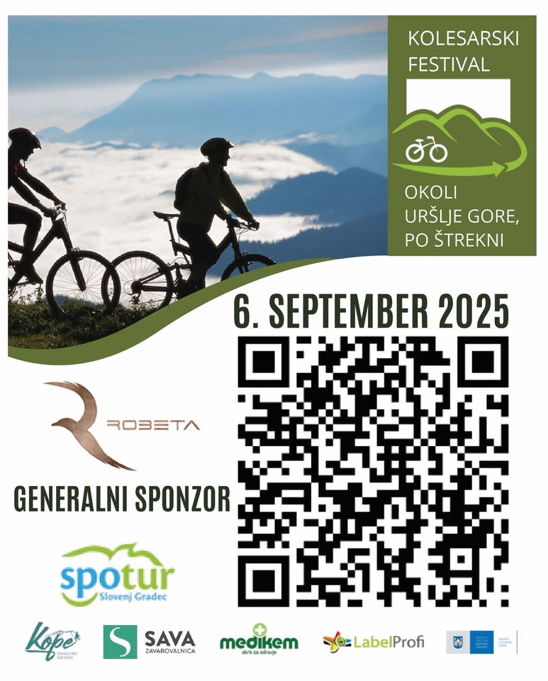 25. kolesarski festival - S kolesom okoli Uršlje gore
