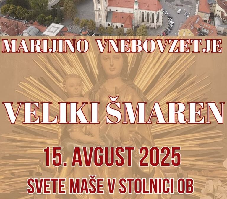 Veliki šmaren – praznične svete maše v mariborski stolnici in molitvena ura