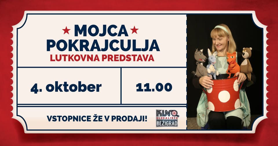 Lutkovna predstava: MOJCA POKRAJCULJA