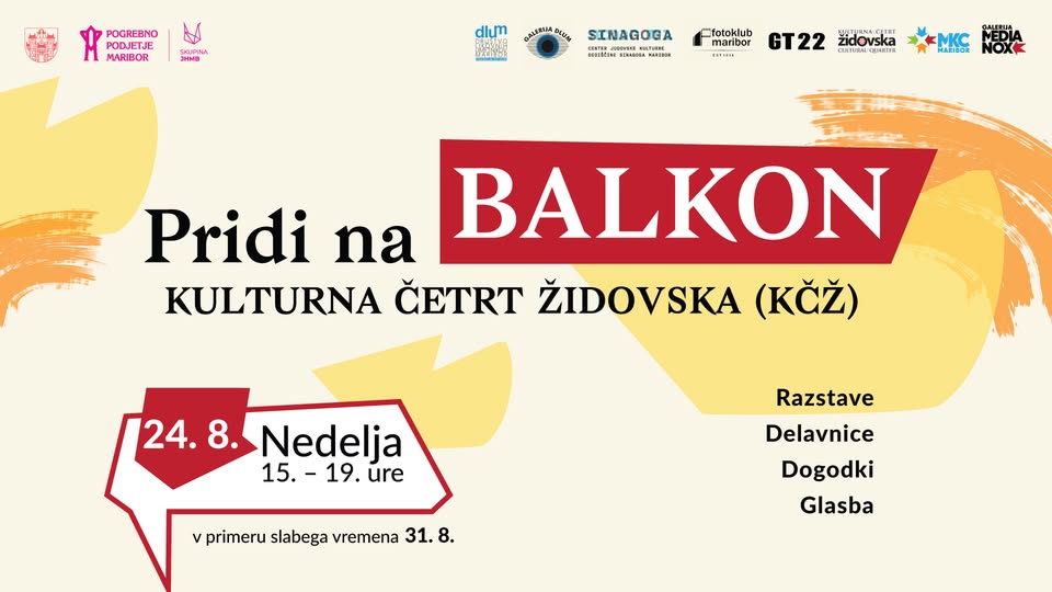 Pridi na BALKON – Kulturna četrt Židovska