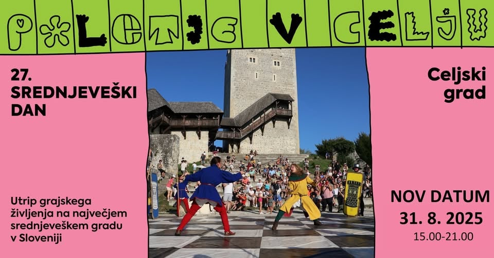PRESTAVLJENO: Srednjeveški dan na Celjskem gradu