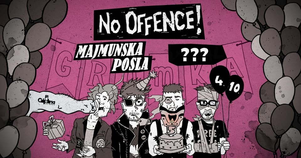 5 LET No OFFENCE! w/ Majmunska posla