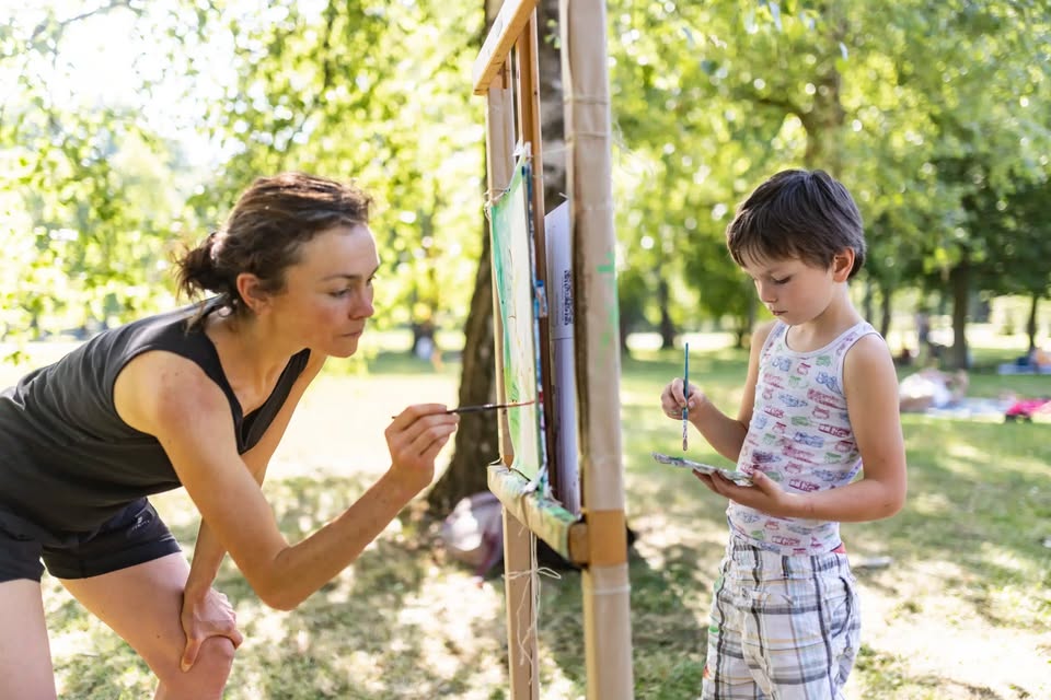 Poletni Art kamp • Varuška za medvedke