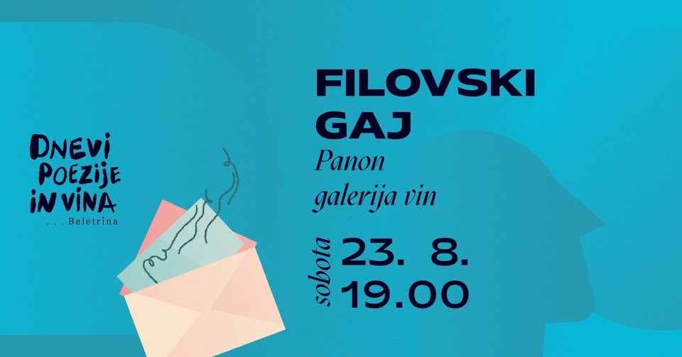 Dnevi poezije in vina v filovskem Gaju