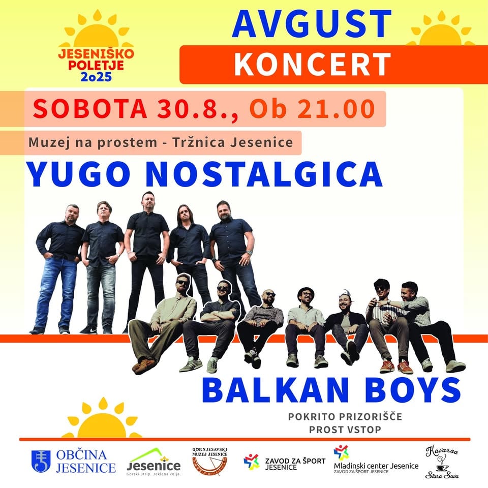 Koncert Yugonostalgica in Balkan Boys