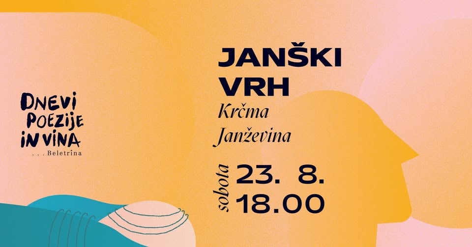Dnevi poezije in vina na Janškem Vrhu