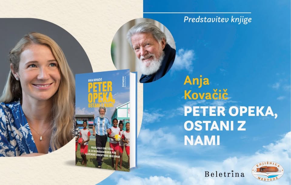 Predstavitev knjige: Peter Opeka, ostani z nami – ganljive zgodbe misijonarja z Madagaskarja