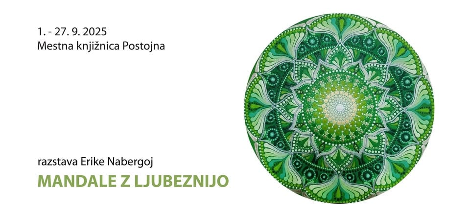 Razstava Erike Nabergoj: Mandale z ljubeznijo