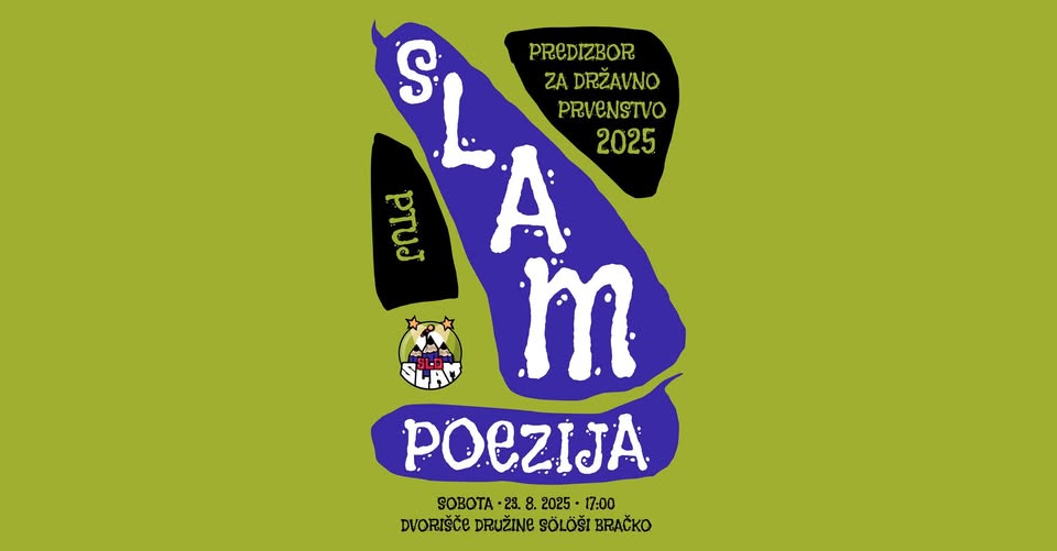 PREDIZBOR za državno prvenstvo v slam poeziji 2025