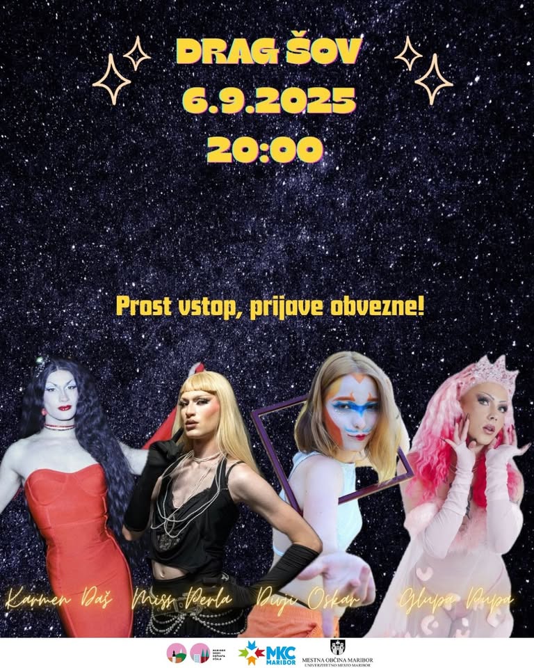 Drag show v Kulturnem inkubatorju