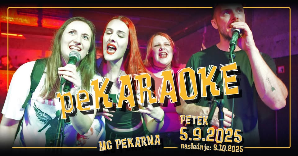 peKARAOKE / 5. 9. 2025 / MC Pekarna