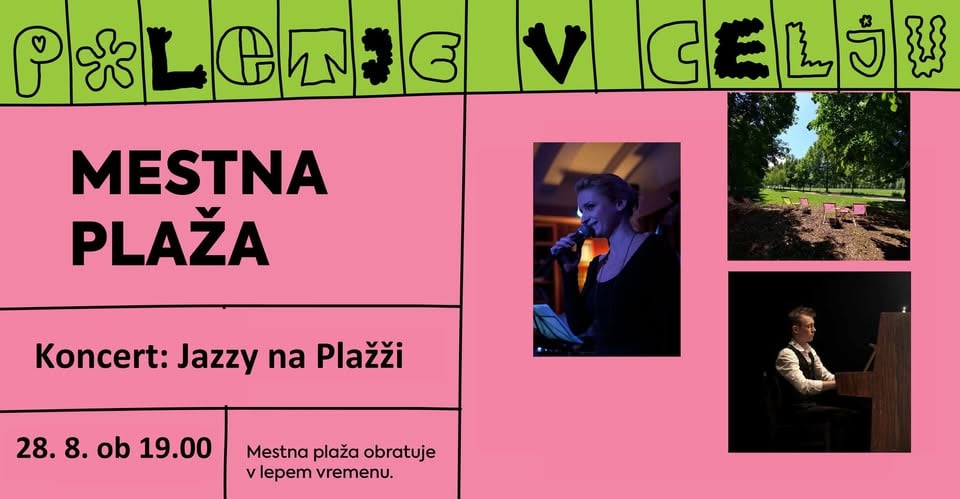 Koncert na Mestni plaži Celje: Jazzy na Plažži