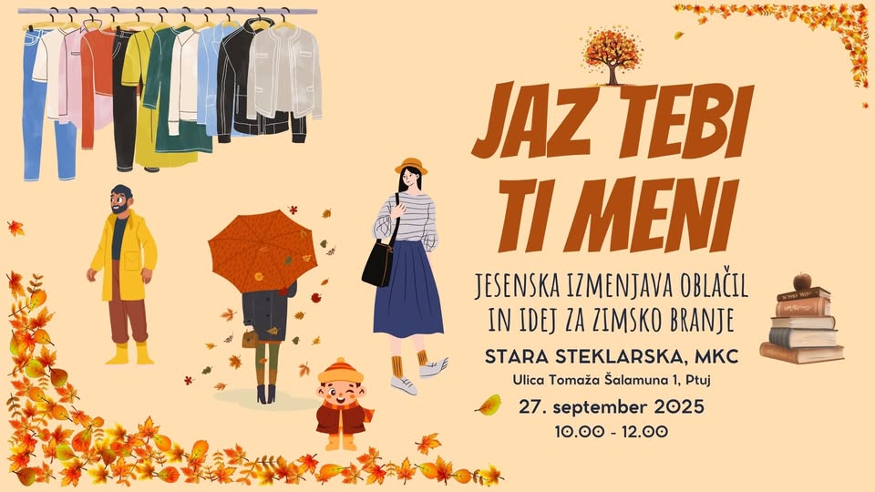 Jaz tebi – ti meni: jesen 2025
