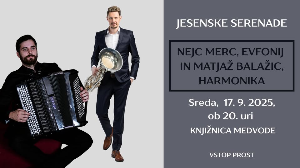 JESENSKE SERENADE: Medprostori - Nejc Merc in Matjaž Balažič