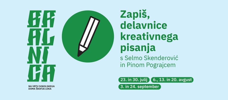 ZAPIŠ, delavnice kreativnega pisanja