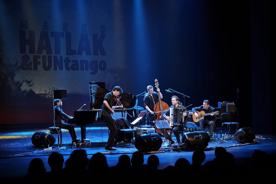 Marko Hatlak & FUNtango z Bernardo Fink, Marcosom Finkom v amfiteatru SNG Nova Gorica