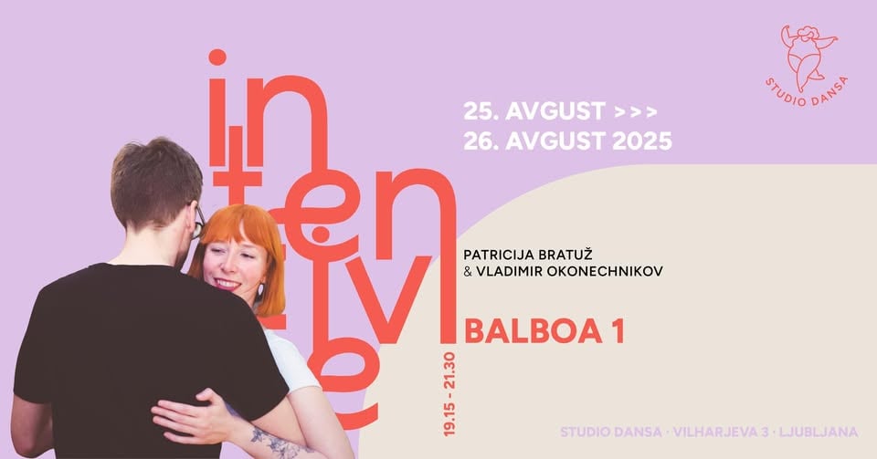 Balboa za začetnike | 25. -26.8.2025 | Poletna plesna delavnica