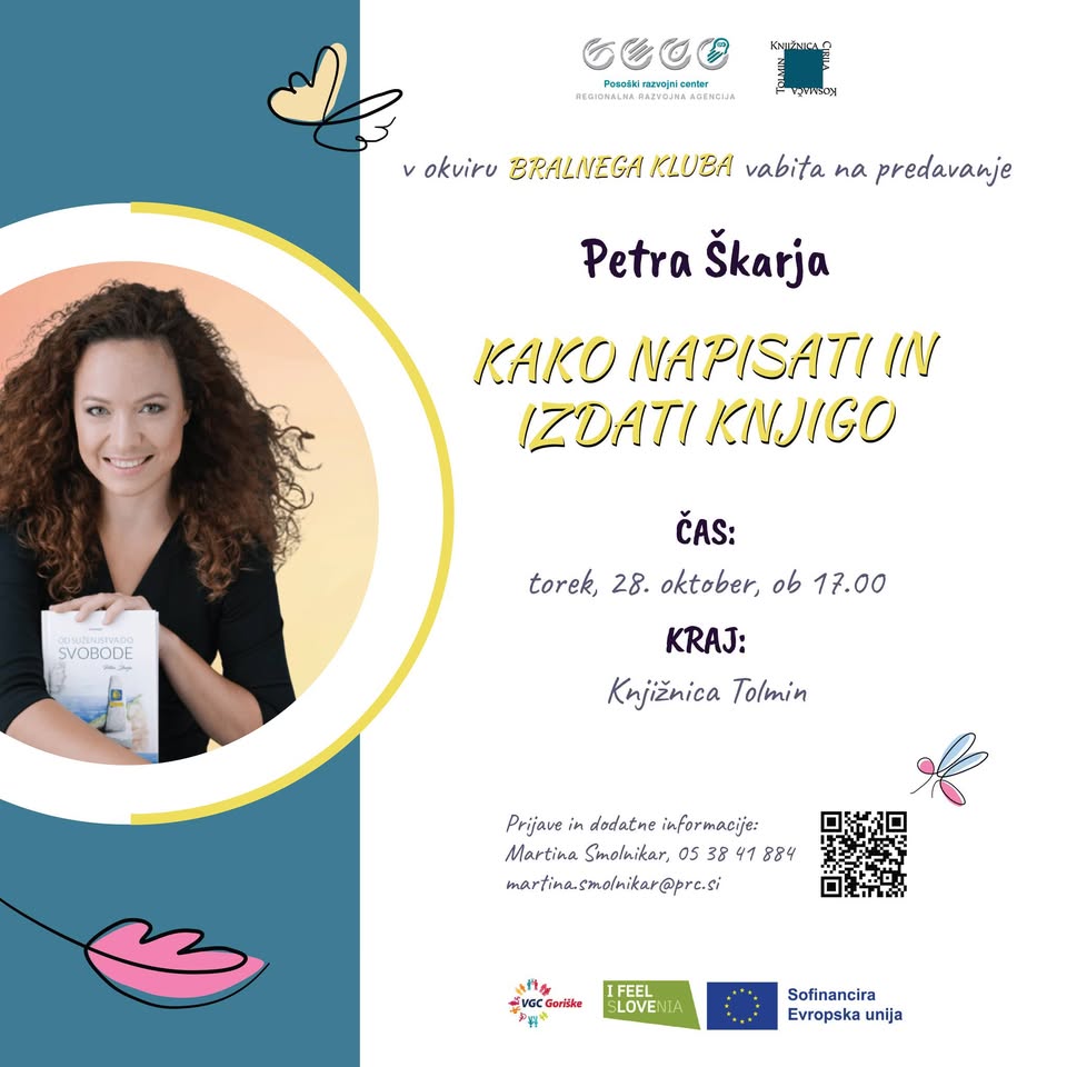Kako napisati in izdati knjigo s Petro Škarja