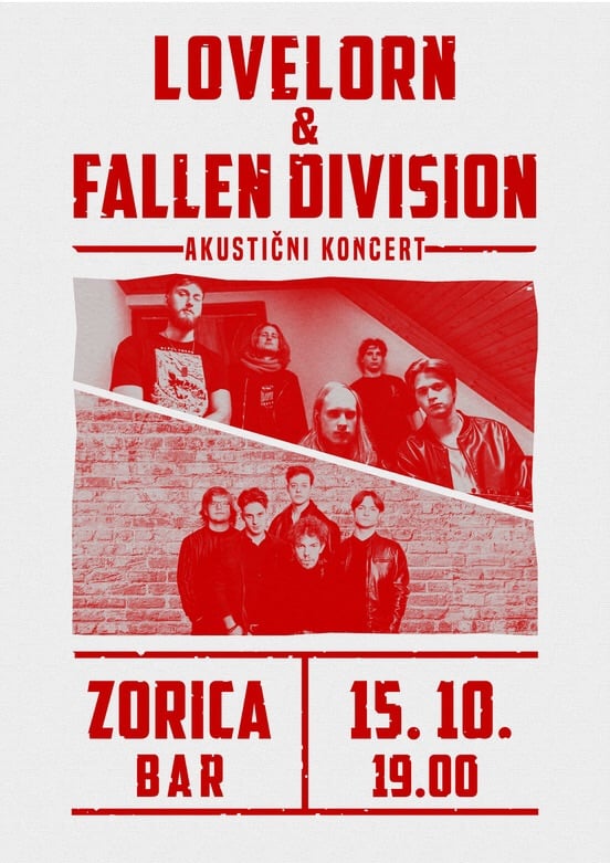 Lovelorn & Fallen Division akustični koncert