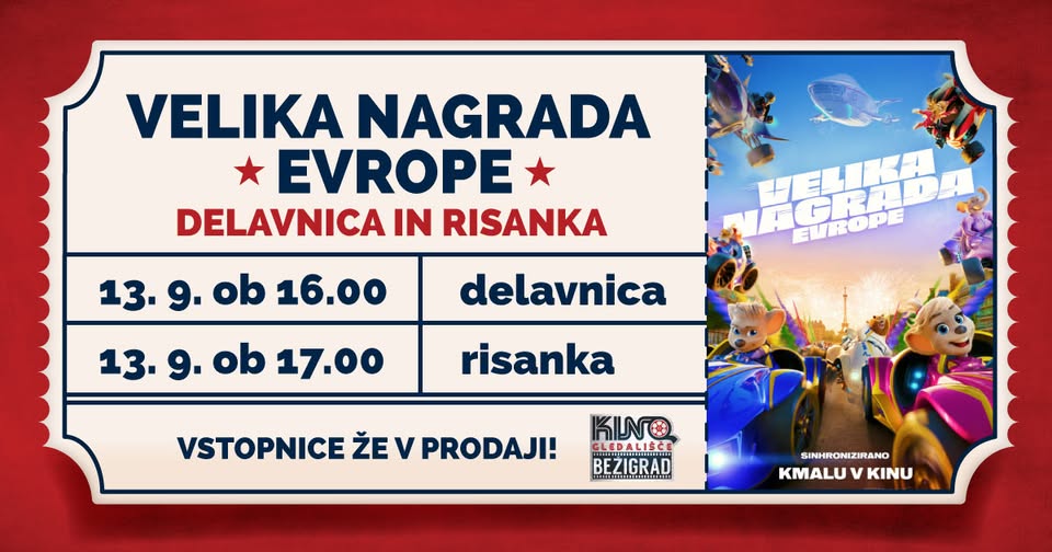 VELIKA NAGRADA EVROPE: Delavnica in risanka