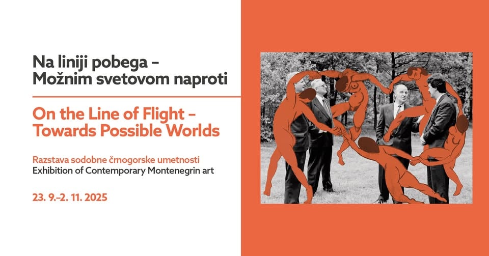 Odprtje razstave sodobne črnogorske umetnosti Na liniji pobega – možnim svetovom naproti