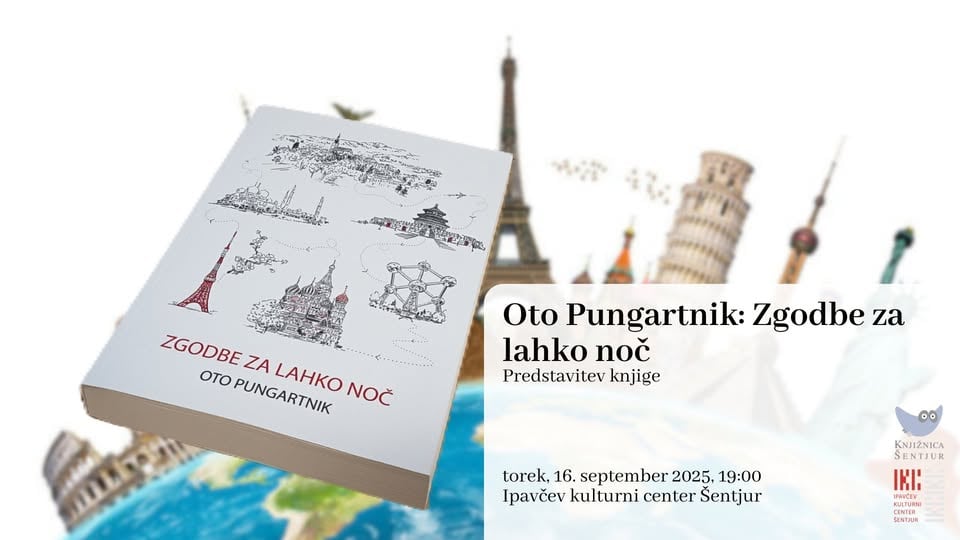Predstavitev knjige Ota Pungartnika: Zgodbe za lahko noč