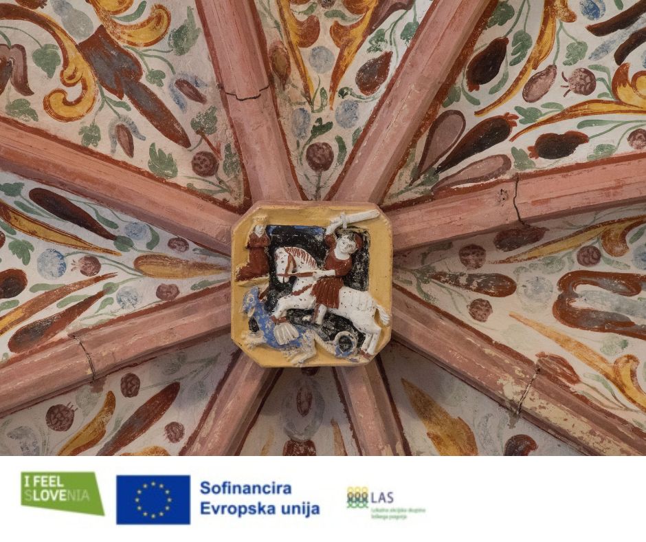 Vodeni ogled cerkve Marijinega oznanjenja v Crngrobu