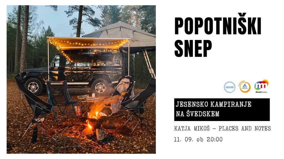 Popotniški snep: Jesensko kampiranje na Švedskem