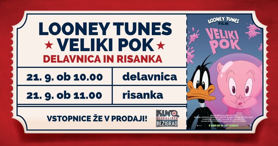 LOONEY TUNES: VELIKI POK: Delavnica in risanka