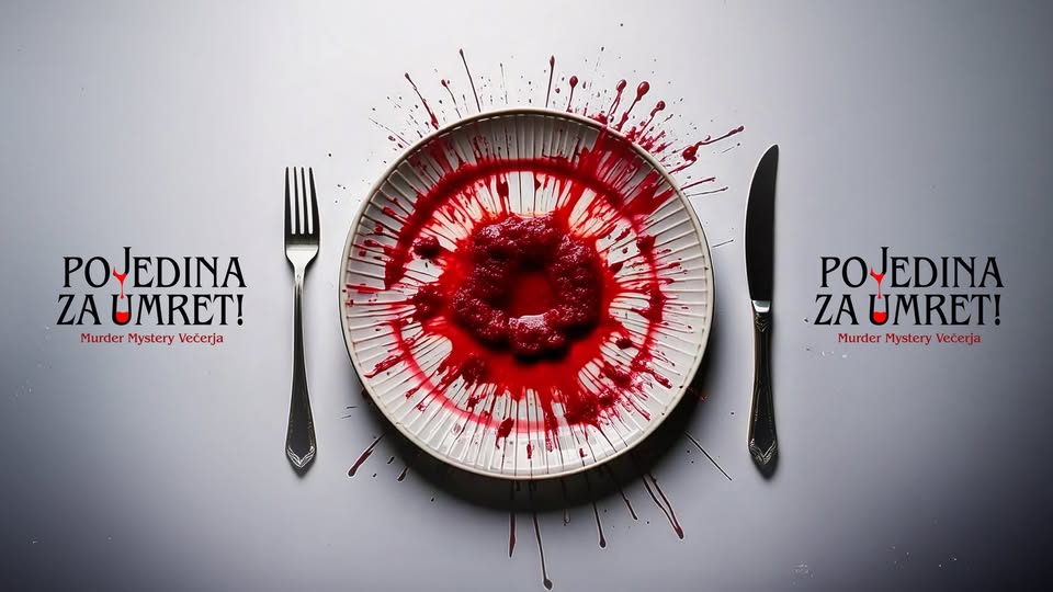 Murder Mystery večerja POJEDINA ZA UMRET | Hiša JERIN, Ljubljana - RAZPRODANO!