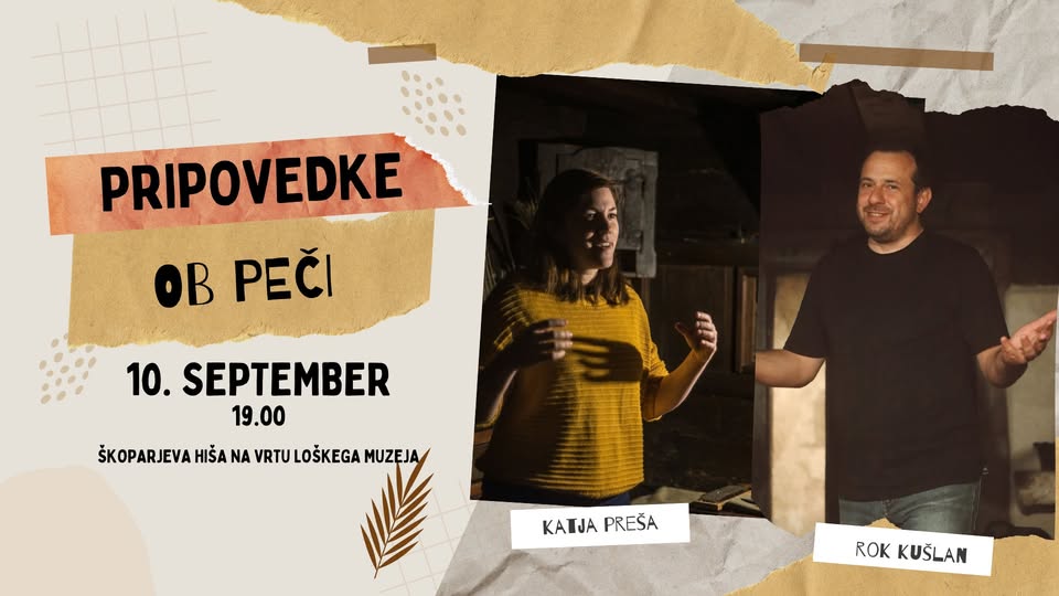 Pripovedke ob peči: Katja Preša in Rok Kušlan