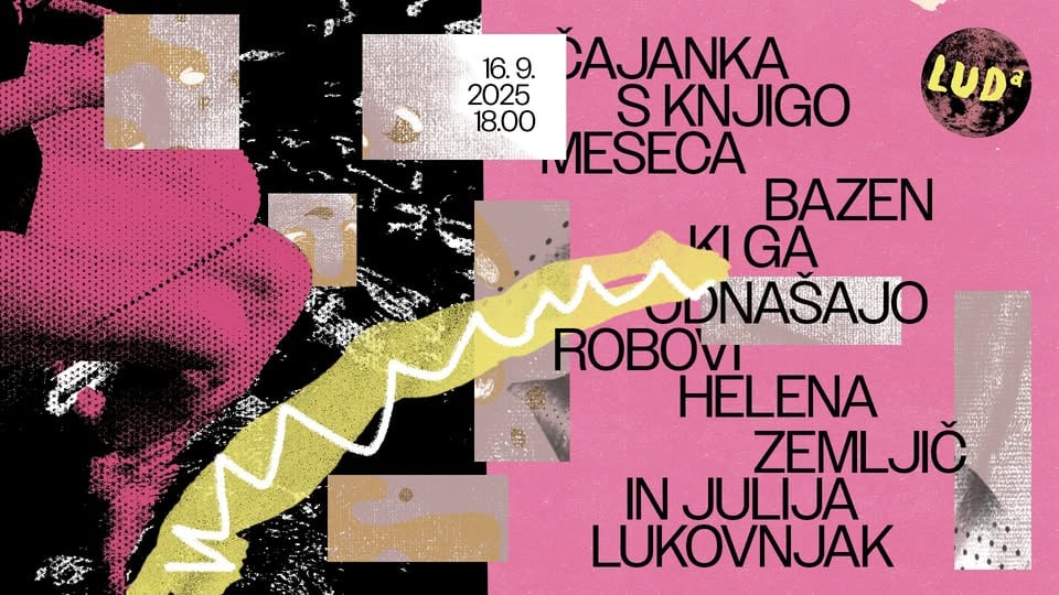 Čajanka s knjigo meseca: Bazen ki ga odnašajo robovi