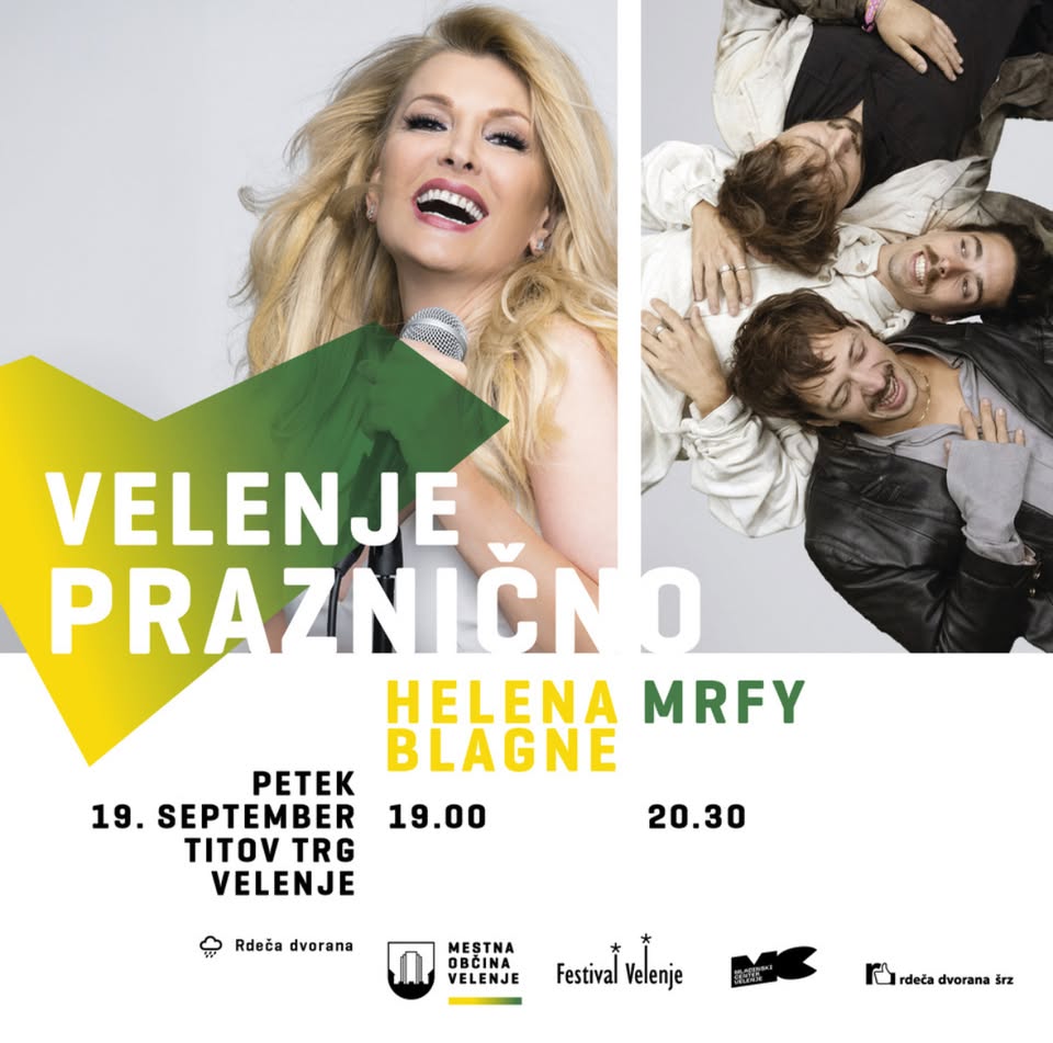 Koncert ob prazniku Velenja - Helena Blagne in Mrfy