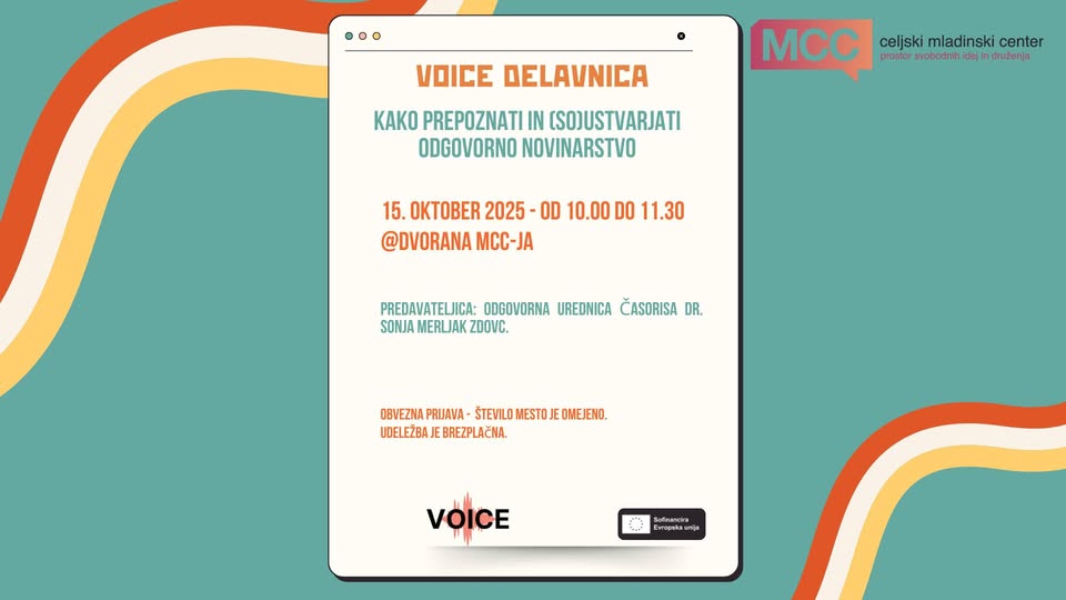 Delavnica: Kako prepoznati in ustvarjati odgovorno novinarstvo?