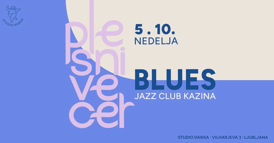 NEDELJSKI BLUES | plesni večer, 5.10.2025
