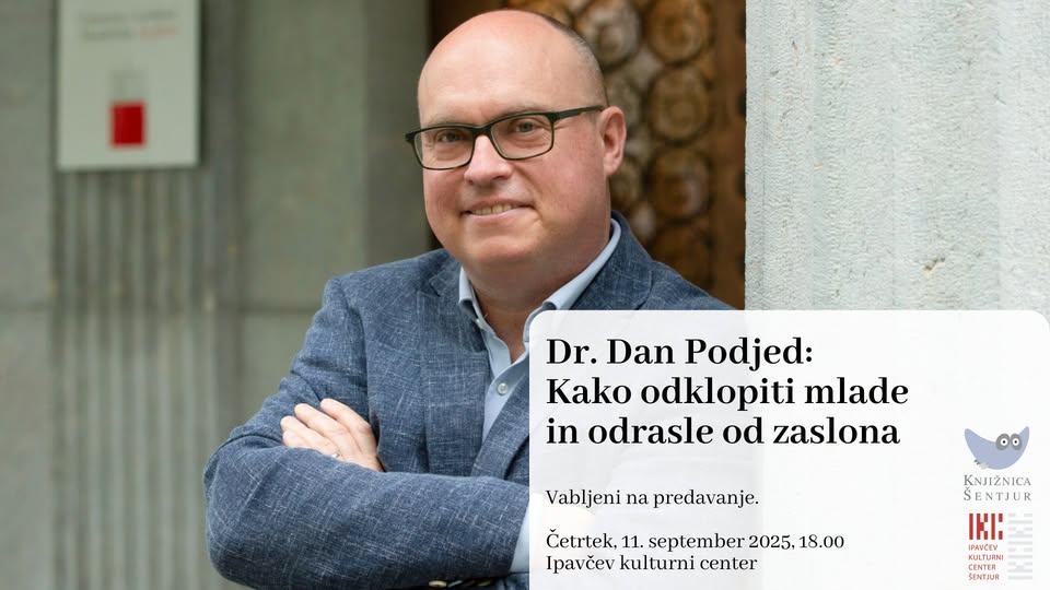 Dan Podjed: Kako odklopiti mlade in odrasle od zaslona